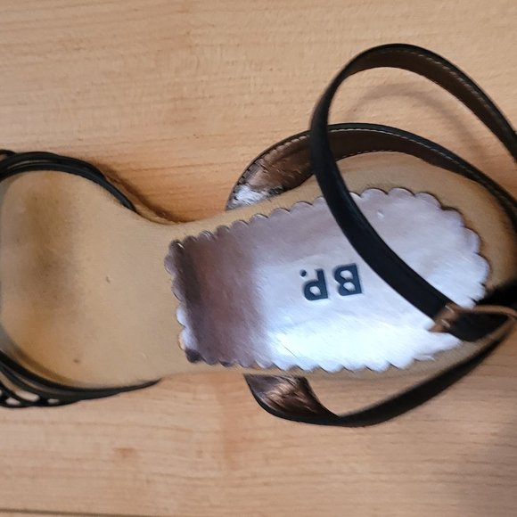 Brass Plum Espradilles with Ankle Straps Size 6 - Picture 3 of 6